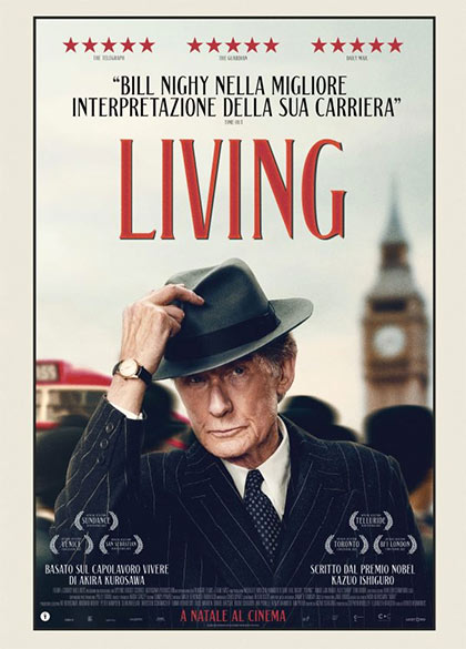 Cinema: in sala dal 23 dicembre “Living” col candidato al Golden Globe Bill Nighy