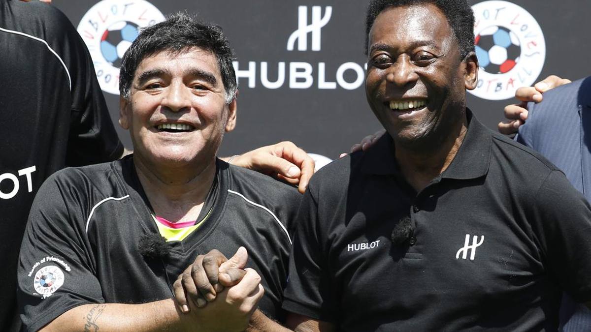 Quella volta che Pelè e Maradona si sfidarono: chi è stato il più grande?