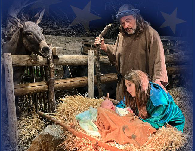 Presepe vivente tra natura e animali a Partanna Mondello