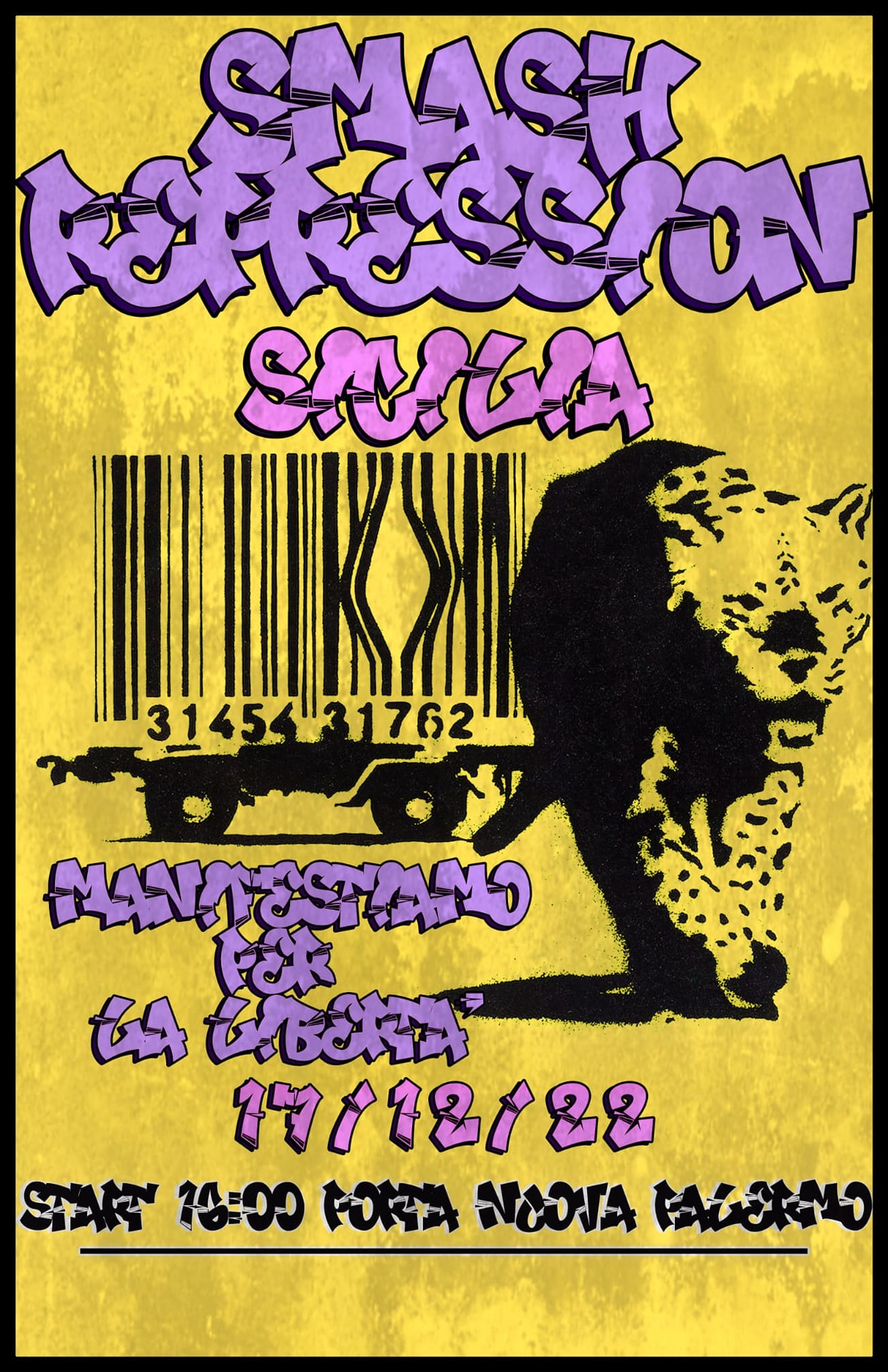 Smash repression: anche Palermo in piazza contro le misure anti rave