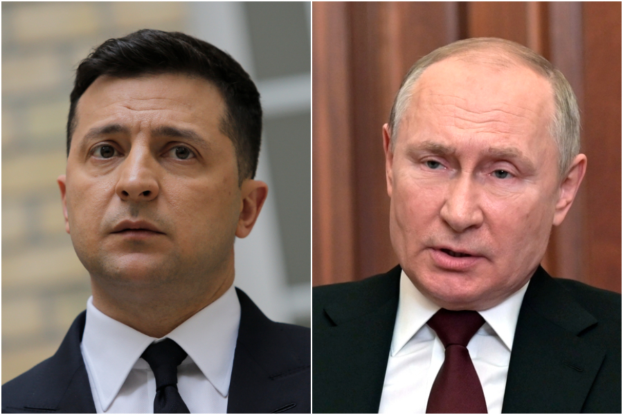 Il giovane Zelensky e l’anziano Putin: i due volti della guerra ucraina