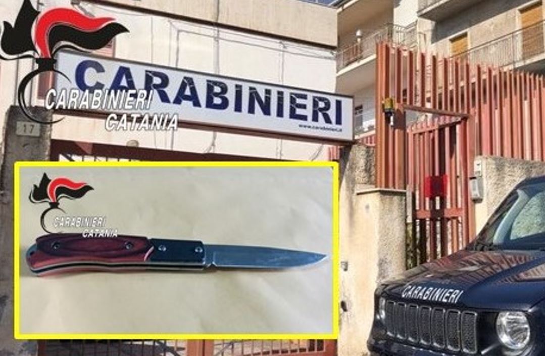 Minaccia di uccidere i nipoti e la famiglia, scatta l’arresto per un pregiudicato del Catanese