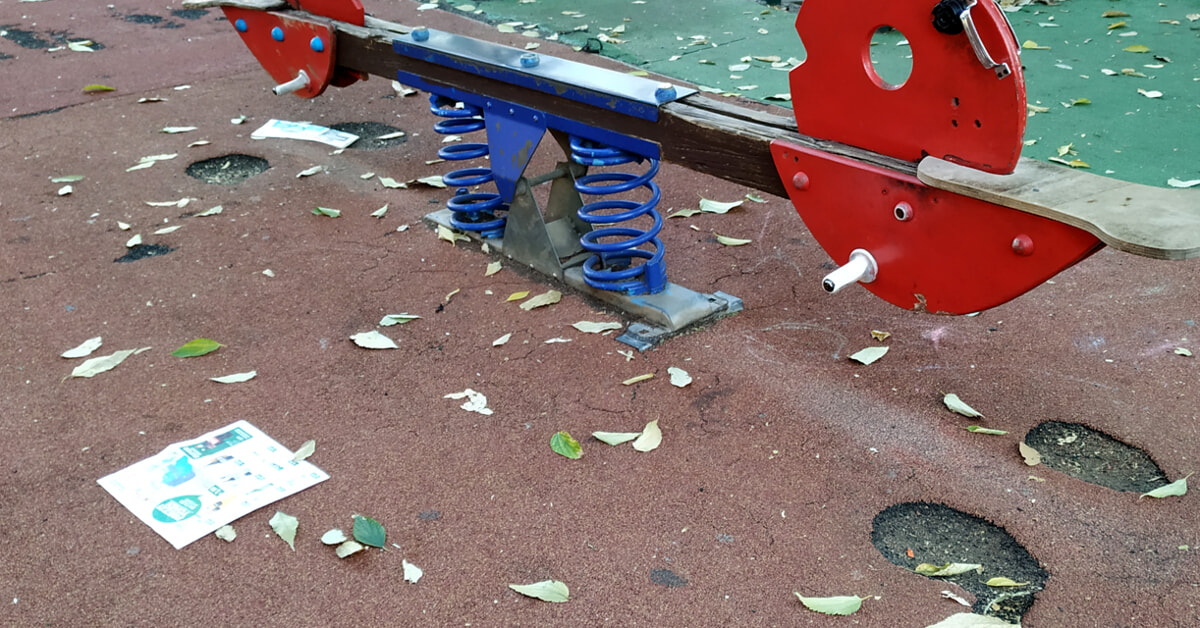 Catania, pericoli al parco giochi del quartiere Borgo-Sanzio