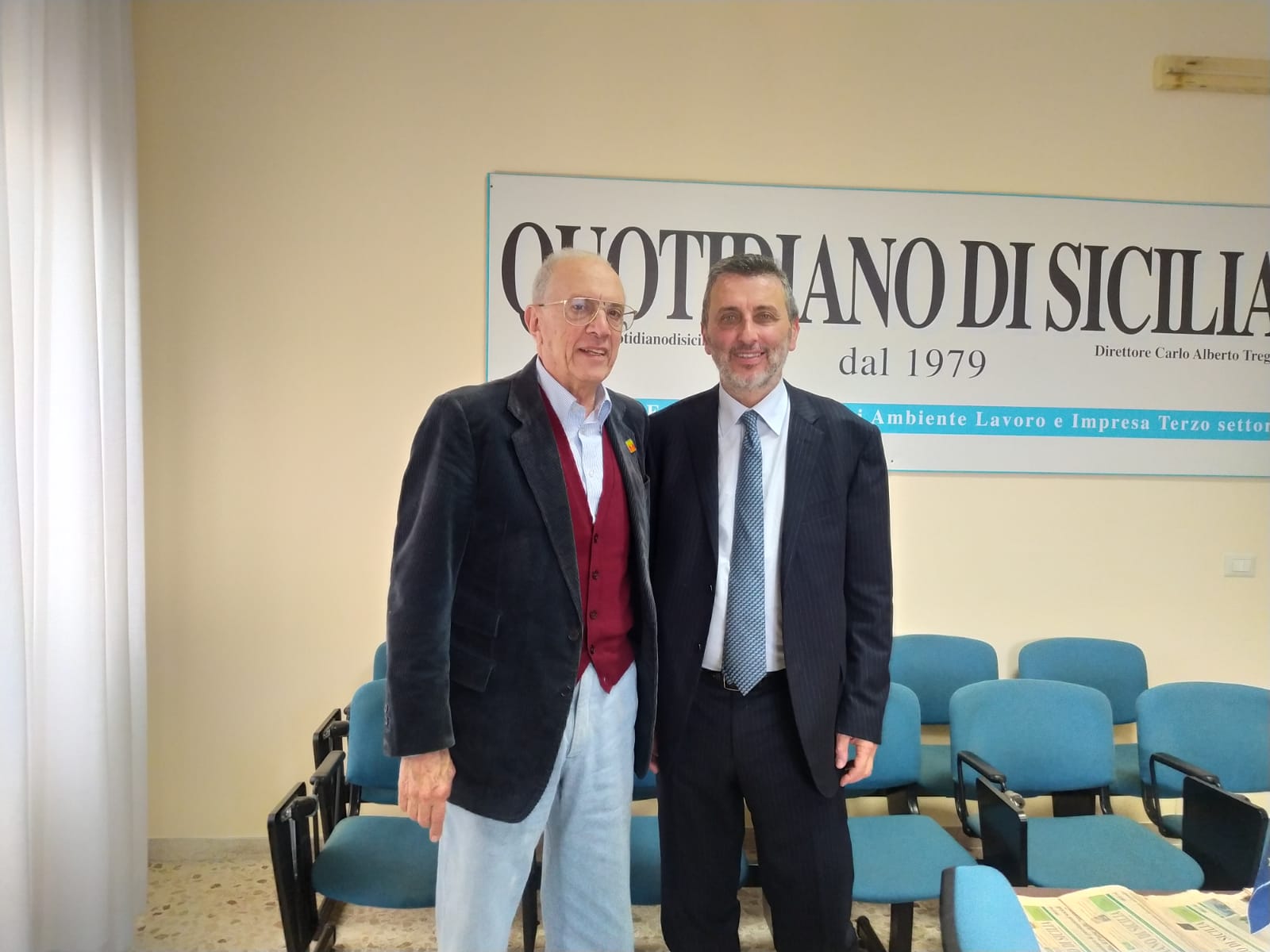 Galleria foto 'Matteo Frasca, il presidente della Corte d’Appello di Palermo ospite al Forum di Quotidiano di Sicilia' - foto 1