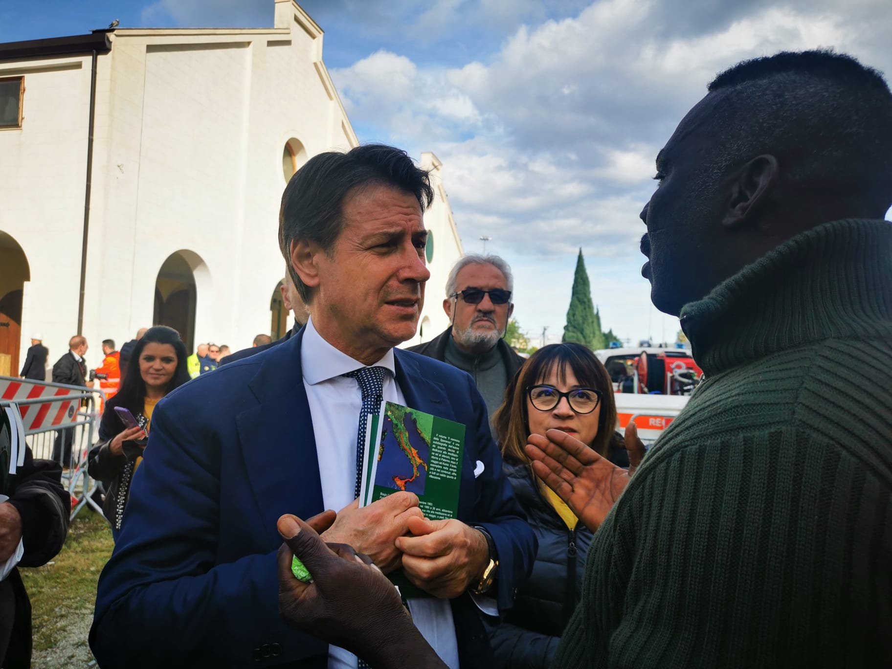 Giuseppe Conte a Palermo, l’omaggio a Fratel Biagio – FOTO