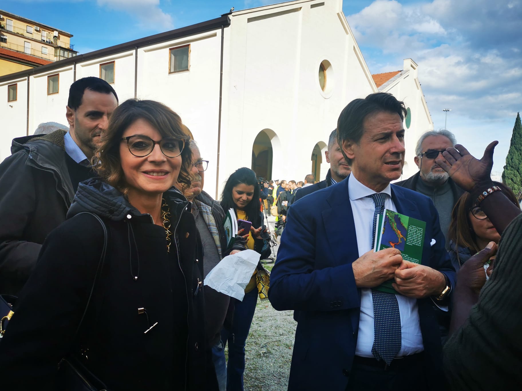 Giuseppe Conte a Palermo, l’omaggio a Fratel Biagio – FOTO