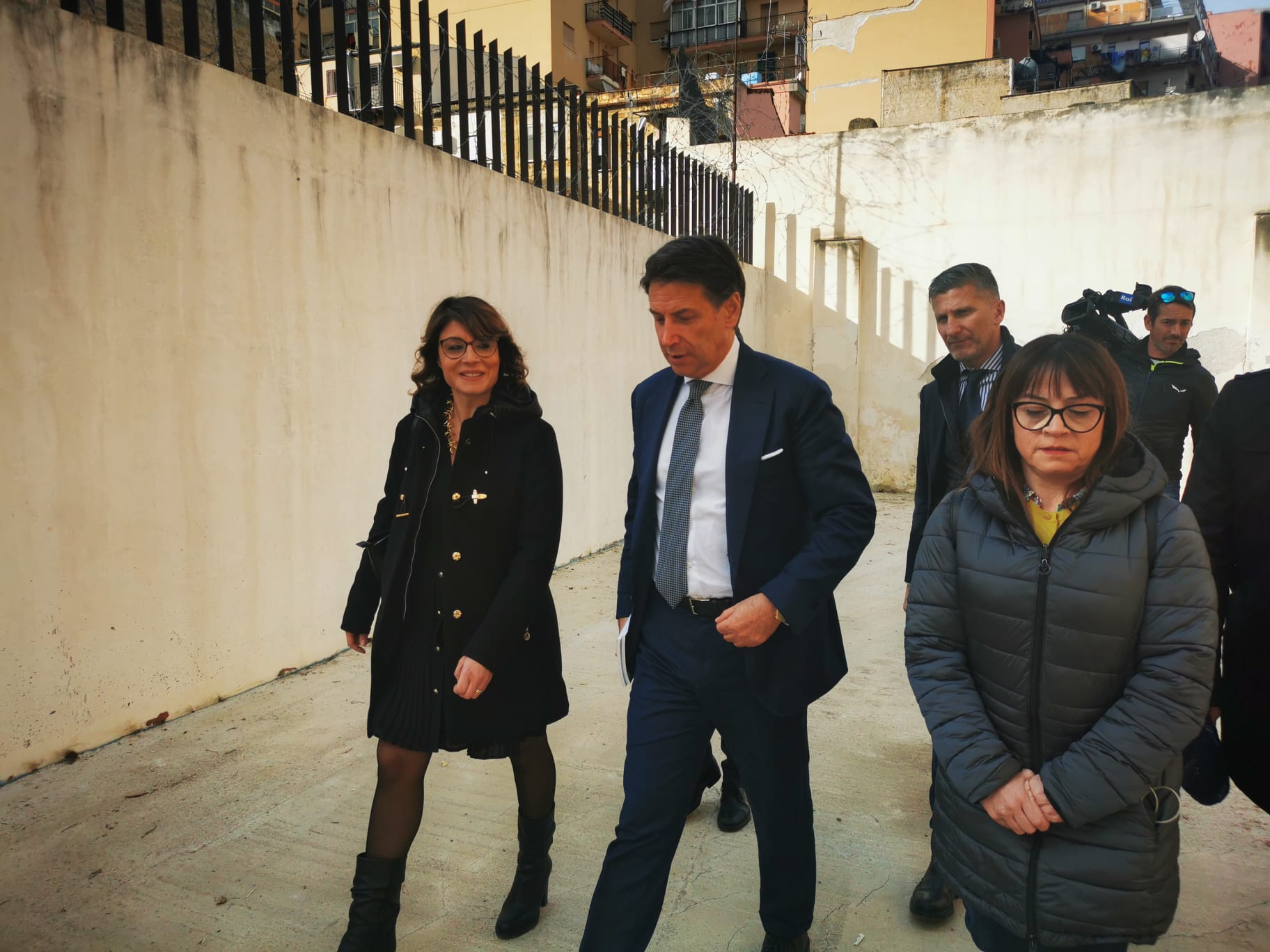 Giuseppe Conte a Palermo, l’omaggio a Fratel Biagio – FOTO