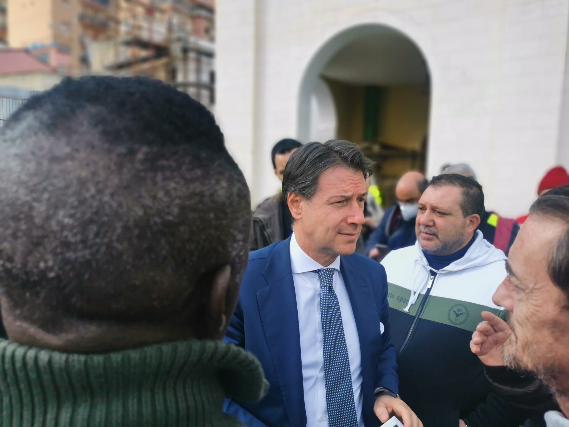 Giuseppe Conte a Palermo, l’omaggio a Fratel Biagio – FOTO