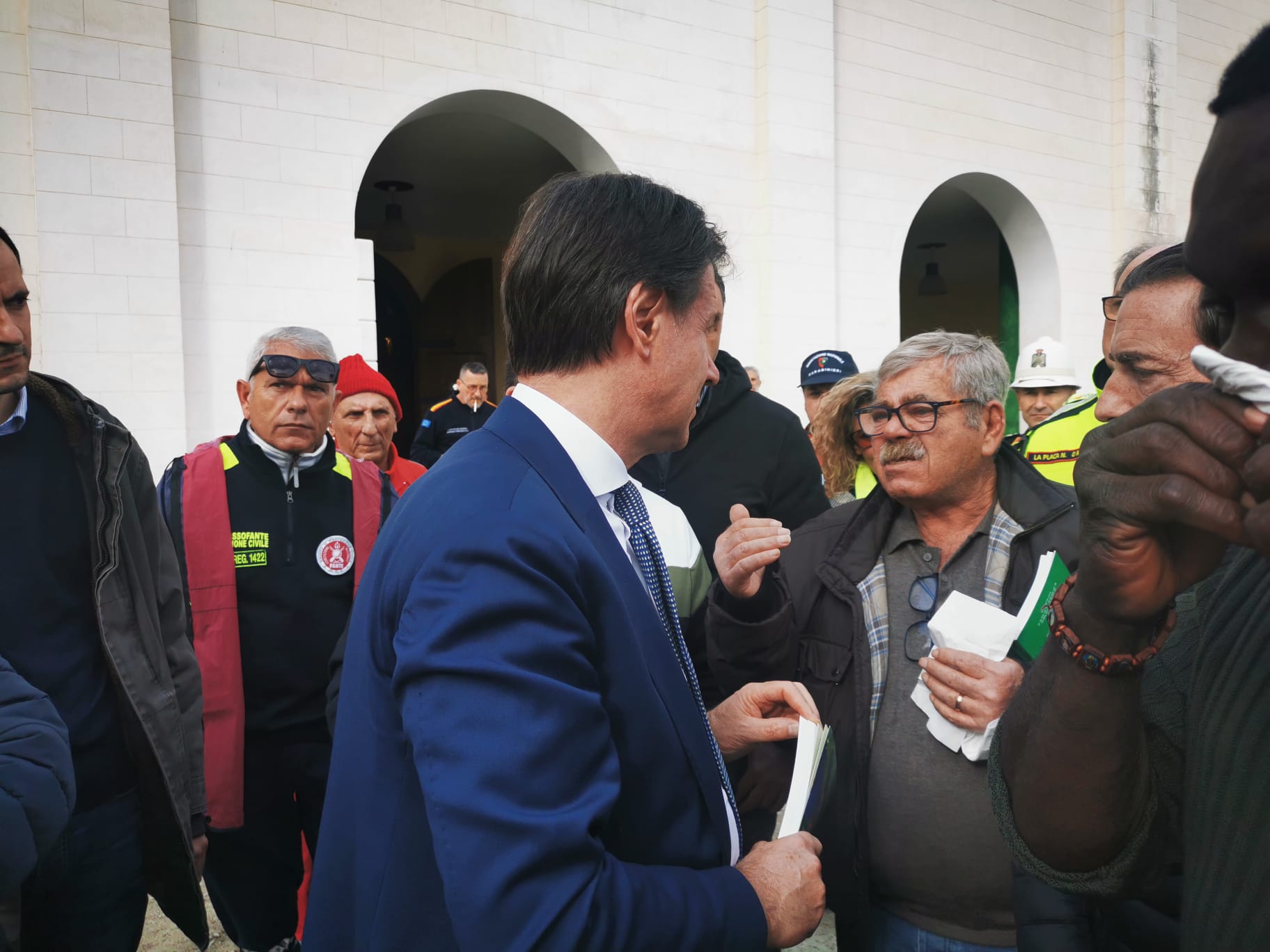Giuseppe Conte a Palermo, l’omaggio a Fratel Biagio – FOTO