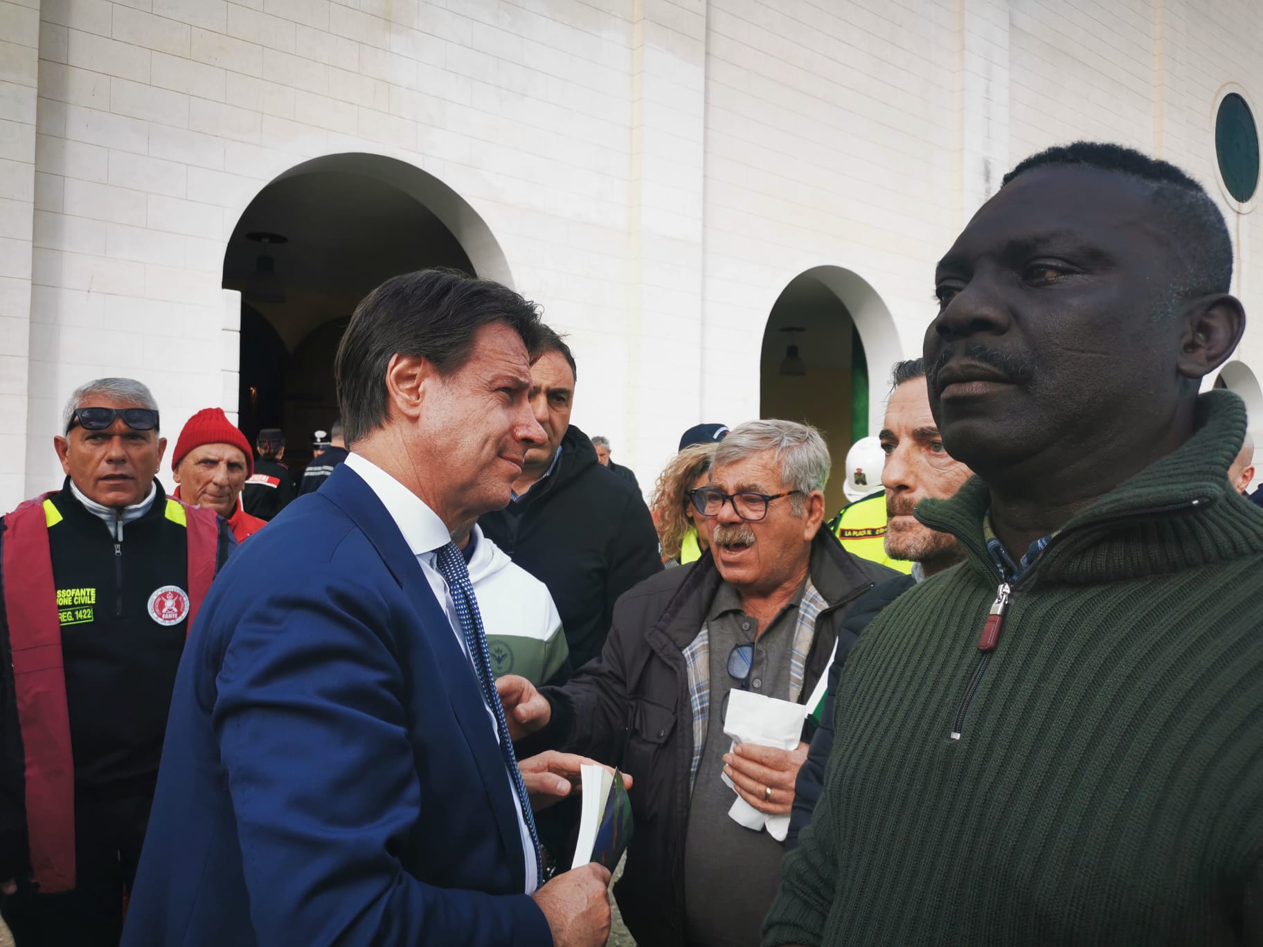 Giuseppe Conte a Palermo, l’omaggio a Fratel Biagio – FOTO