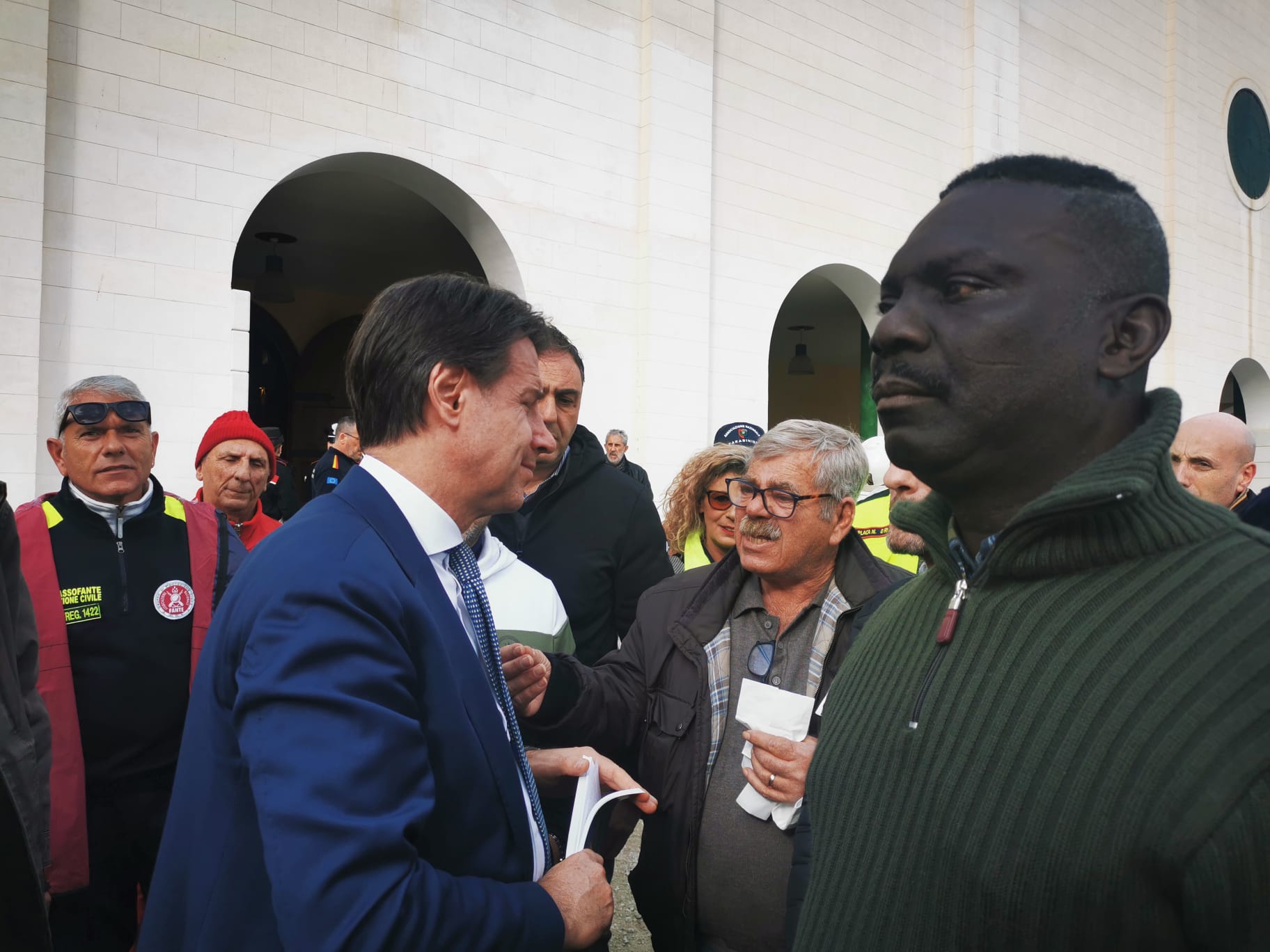 Giuseppe Conte a Palermo, l’omaggio a Fratel Biagio – FOTO