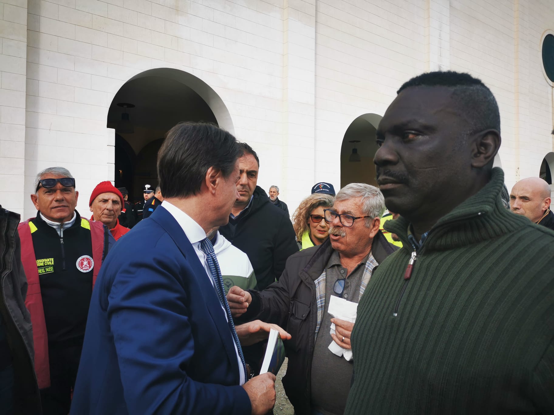 Giuseppe Conte a Palermo, l’omaggio a Fratel Biagio – FOTO