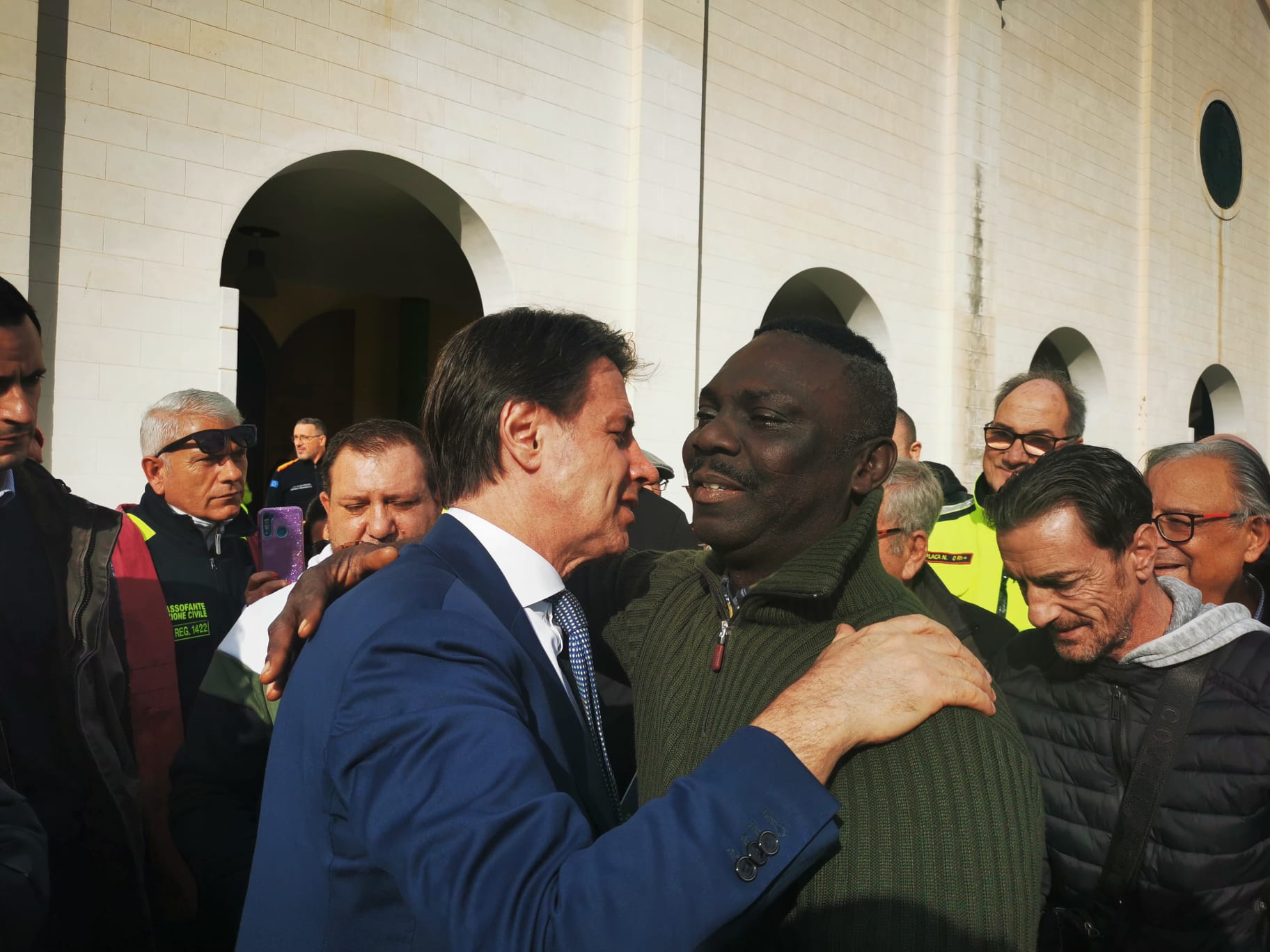 Giuseppe Conte a Palermo, l’omaggio a Fratel Biagio – FOTO