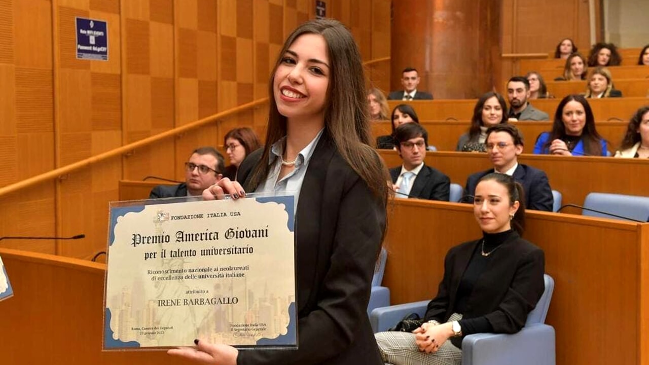 Università, la neolaureata catanese Irene Barbagallo vince il premio “America Giovani”