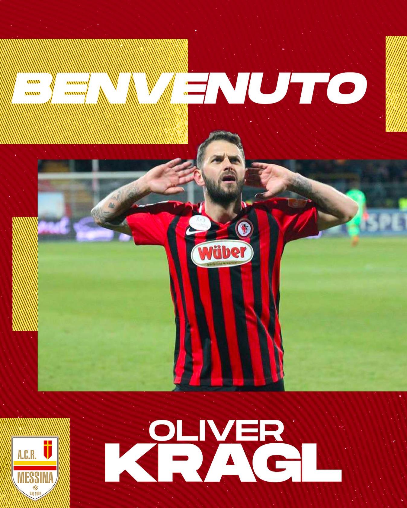 Acr Messina, tre colpi per la salvezza: c’è anche l’ex Serie A Kragl