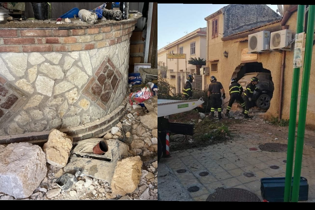 Tragedia sfiorata a Palermo: il video di un’auto finita dentro una pizzeria