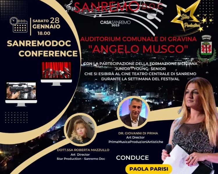 “Sanremo Doc” un format unico nel suo genere “Sanremo Doc” un format unico nel suo genere