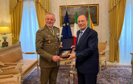 Sicilia, il presidente Schifani riceve capo di Stato maggiore dell’esercito