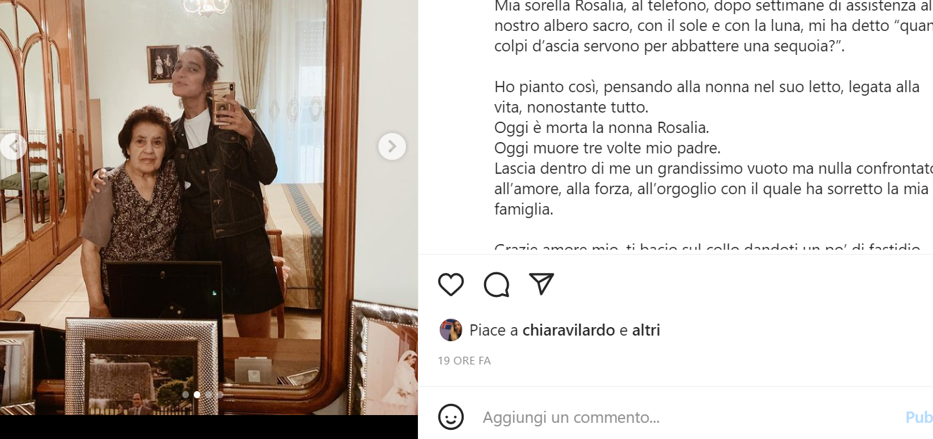 Palagonia, è morta Rosalia, la nonna di Levante: “A febbraio vado a Sanremo! M’ha taliari”