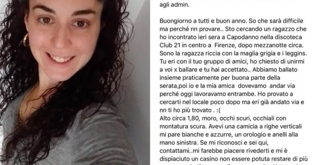 “AAA cercasi ragazzo conosciuto a Capodanno”, l’annuncio sui social diventa virale