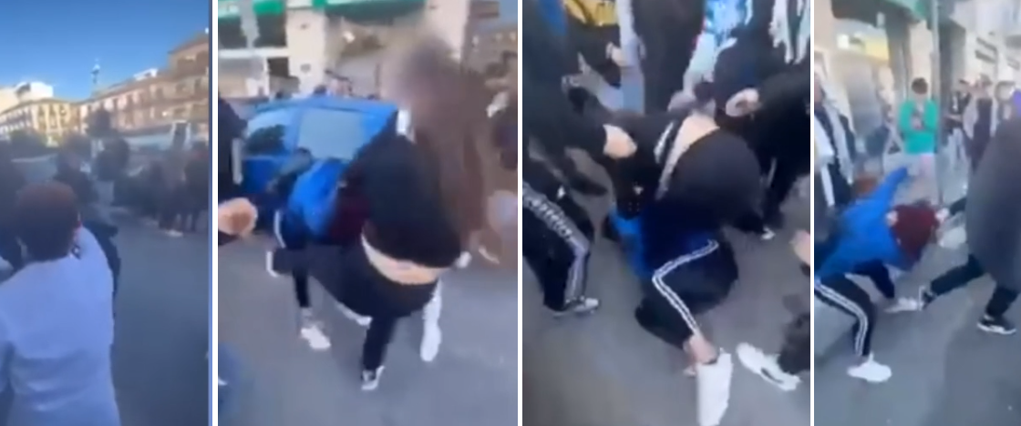 Palermo, le immagini della rissa tra ragazze in corso dei Mille