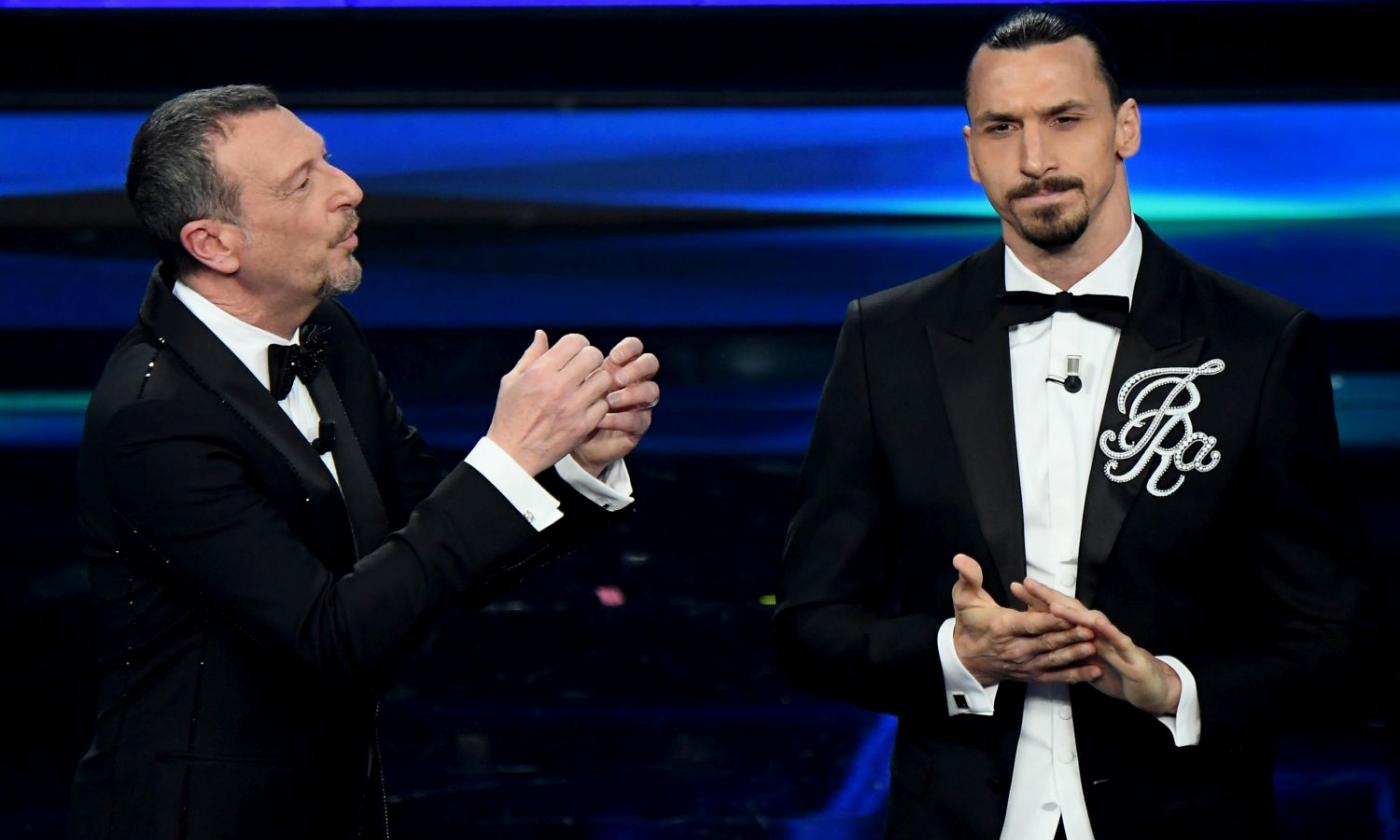Sanremo 2023, Ibrahimovic esalta Amadeus: “Anche senza Zlatan non sei andato male”