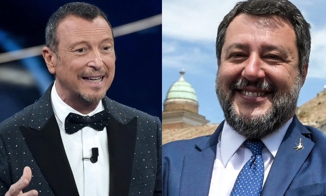 Salvini, Fontana e quella “frecciatina” sul Festival: “Chiudiamo, ma non alla Sanremo”