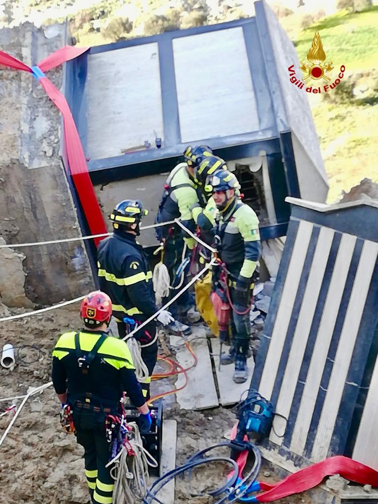 Maltempo a Mineo, conclusa prima fase di messa in sicurezza del cimitero [FOTO]