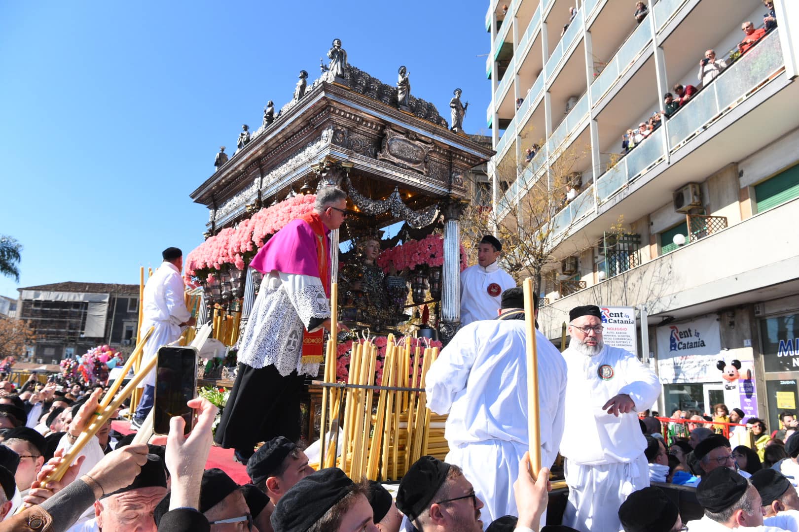 Sant’Agata 2023, l’emozionante inizio del giro esterno – FOTO