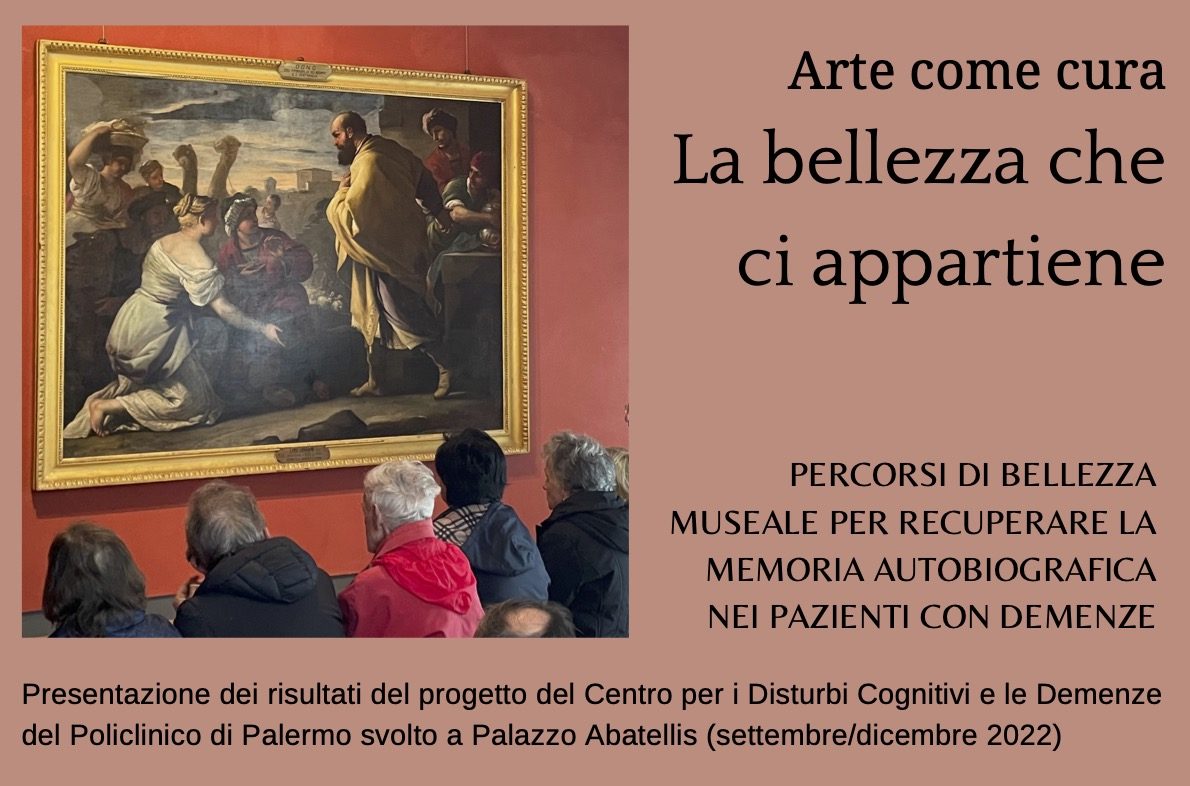 “La bellezza che ci appartiene”:  a Palazzo Abatellis presentazione dello studio sulle demenze