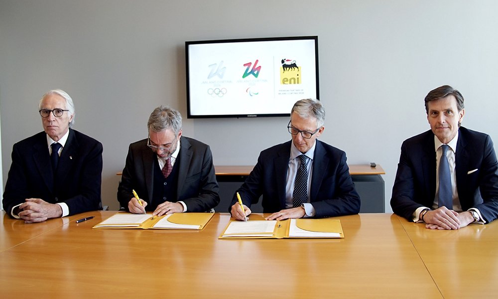 Milano-Cortina 2026, Eni supporterà i Giochi olimpici e paralimpici invernali