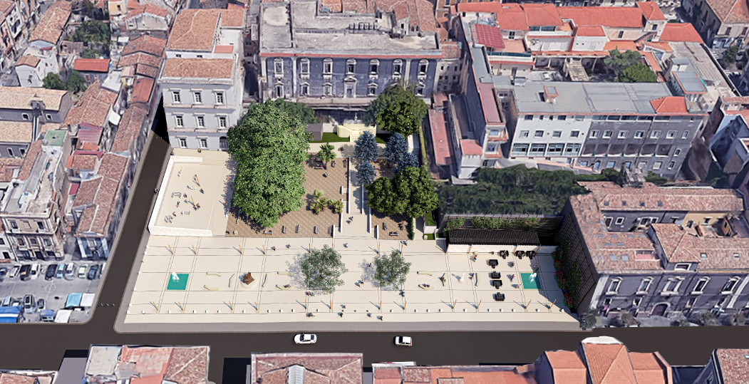 Ex Santa Marta, ecco come sarà la nuova piazza: cemento drenante e niente colonne della discordia