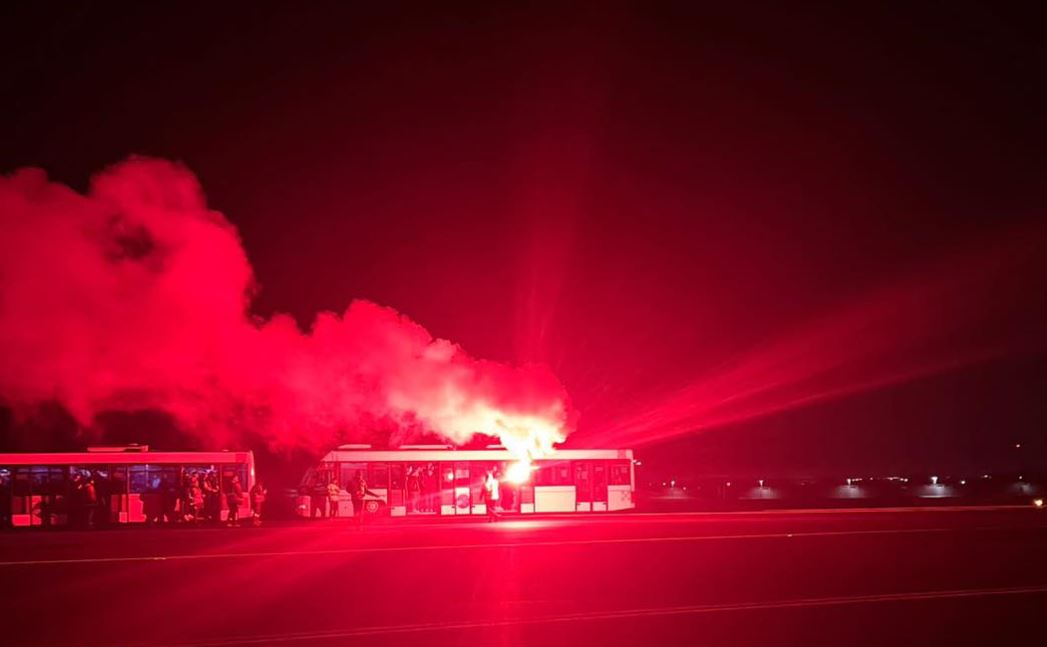 Disastroso incidente aereo, le FOTO della simulazione all’aeroporto di Catania
