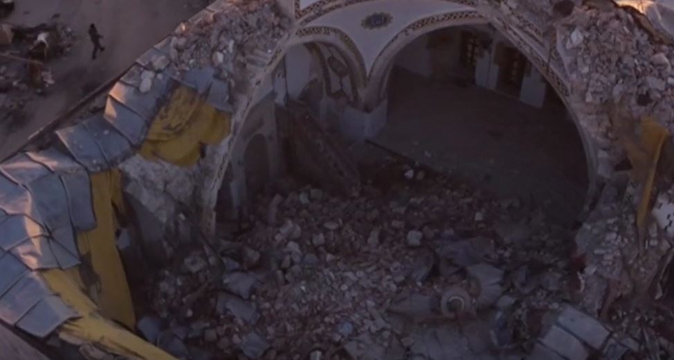 Il terremoto e l’antica moschea di Antiochia distrutta – VIDEO
