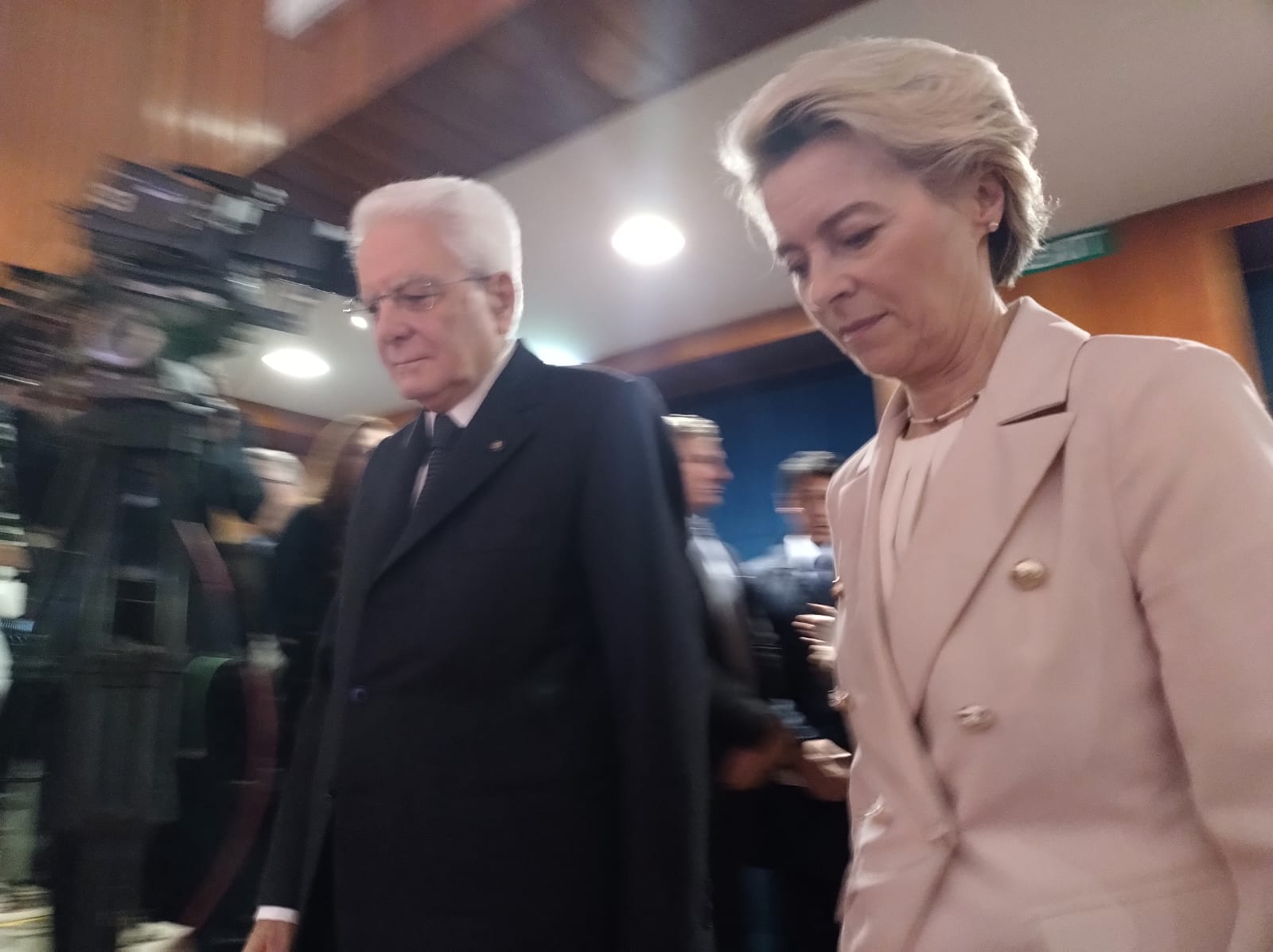Von der Leyen e Mattarella all'Università di Palermo (2)
