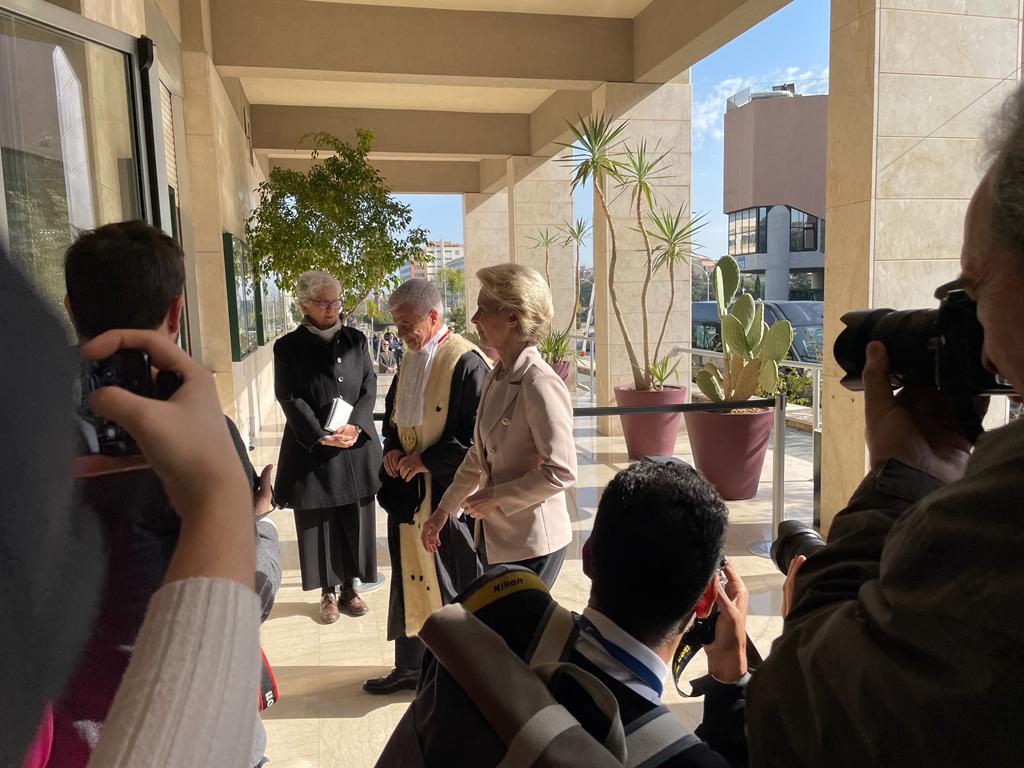 Von der Leyen e Mattarella all'Università di Palermo (2)