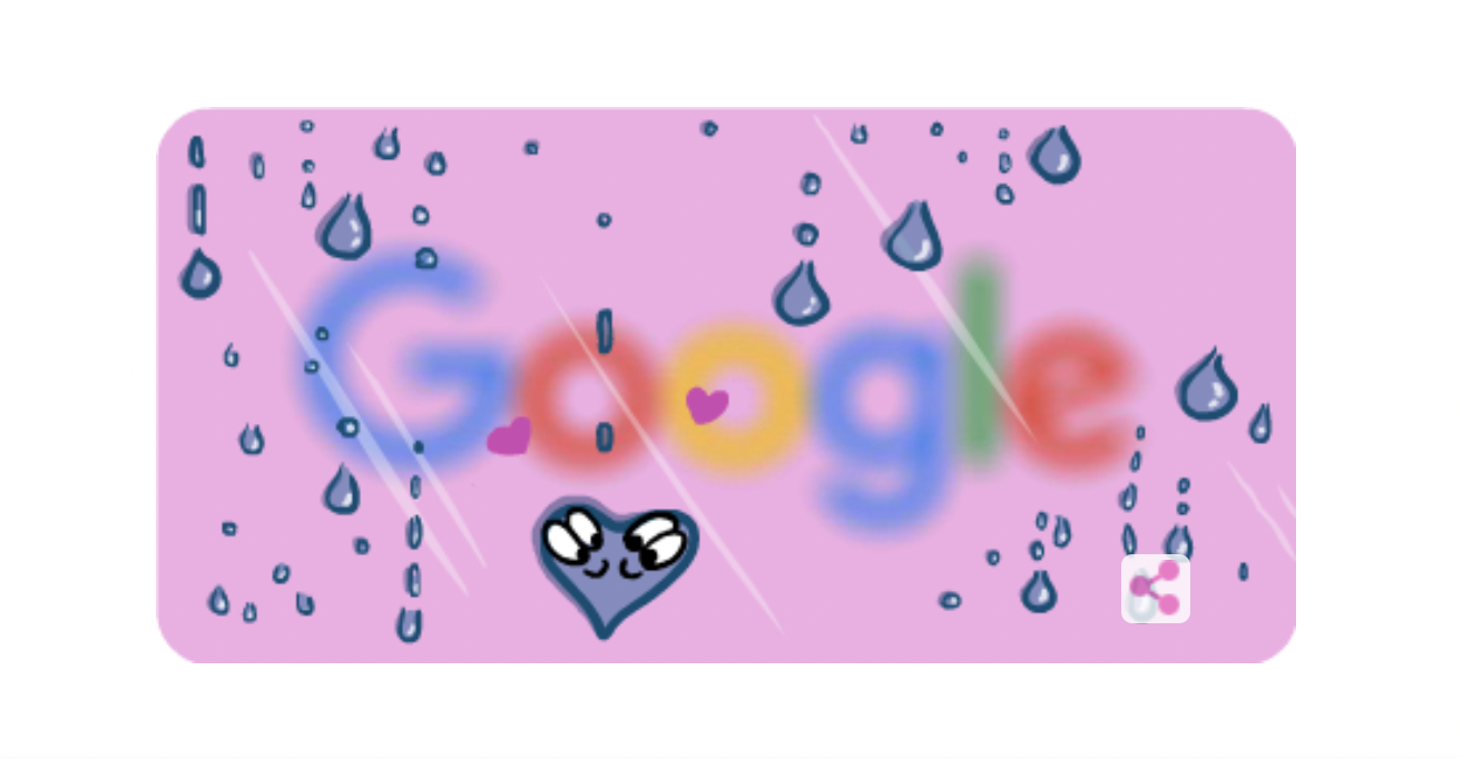 San Valentino 2023, Google lo celebra col doodle: due gocce si incontrano, la storia della festa