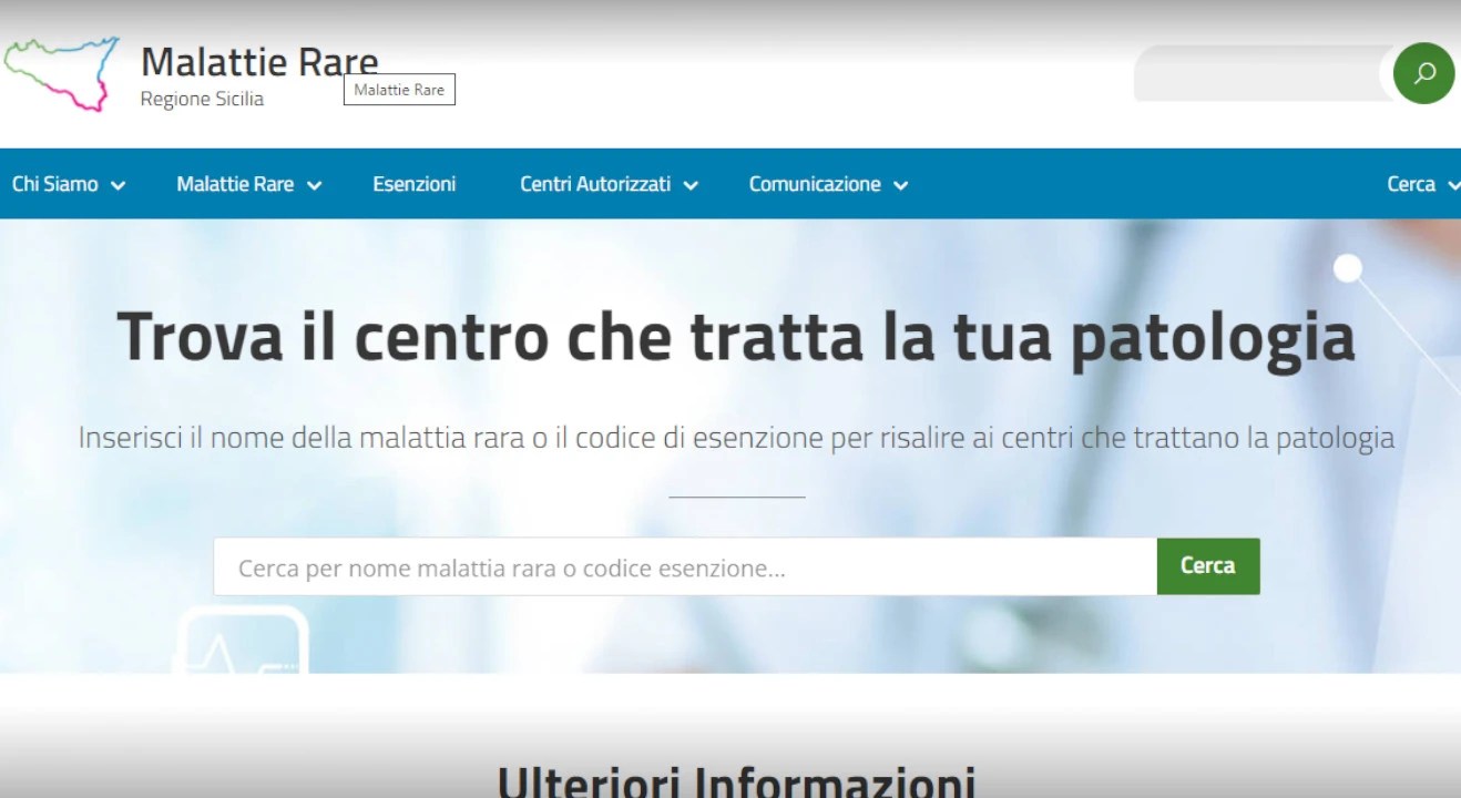Sanità in Sicilia, nasce il portale regionale delle malattie rare: ecco come funziona