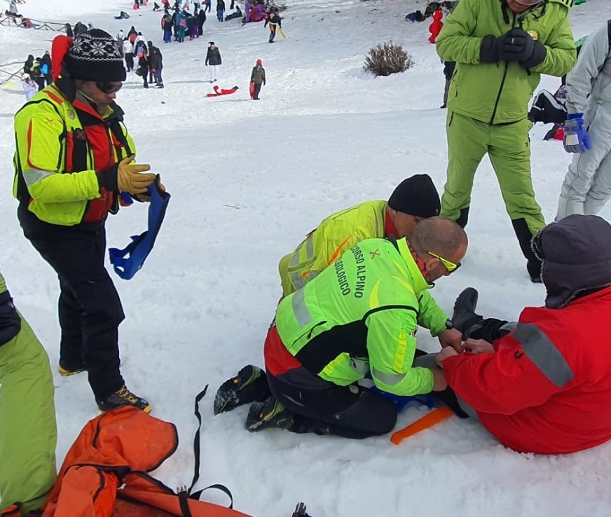 Piano Battaglia, slittini contro grosso sasso e recinzioni: due feriti gravi