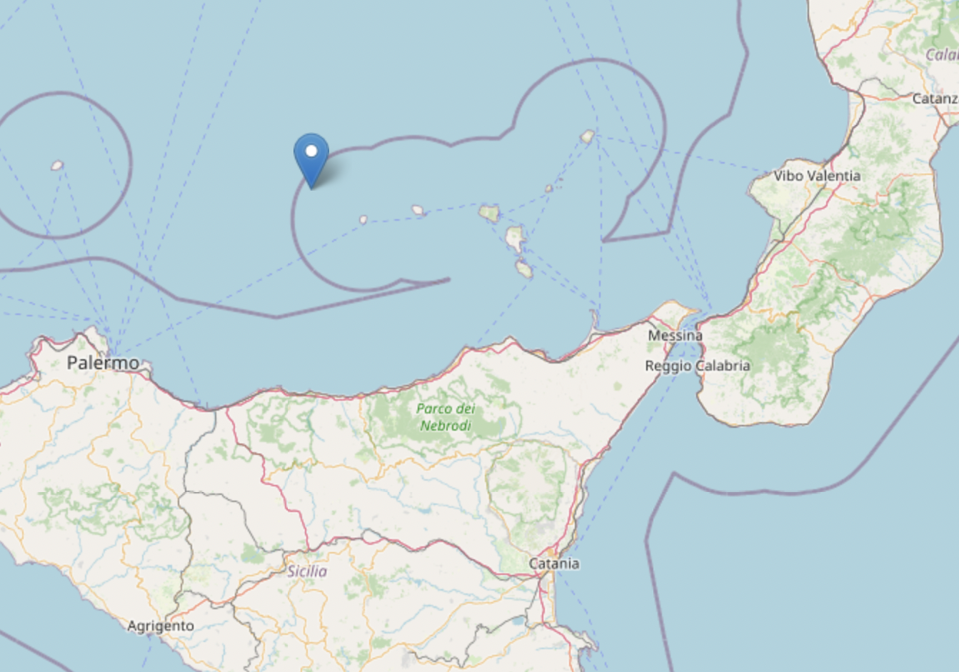 Paura alle Eolie, scossa di terremoto di 4.1 al largo delle isole