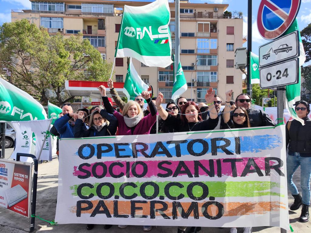 Mancata proroga per 56 sanitari di Villa Sofia-Cervello: nuova protesta a Palermo