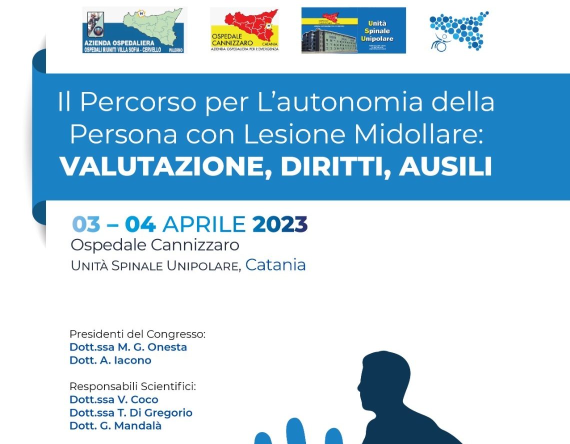 Lesione al midollo spinale, il 3 e il 4 aprile congresso al Cannizzaro