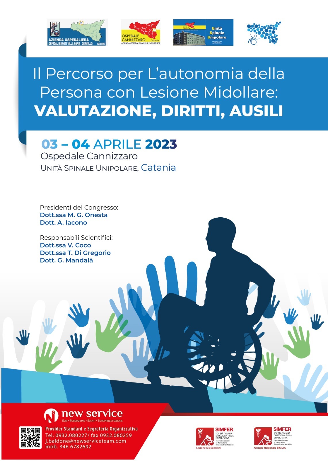 Lesione al midollo spinale, il 3 e il 4 aprile congresso al Cannizzaro