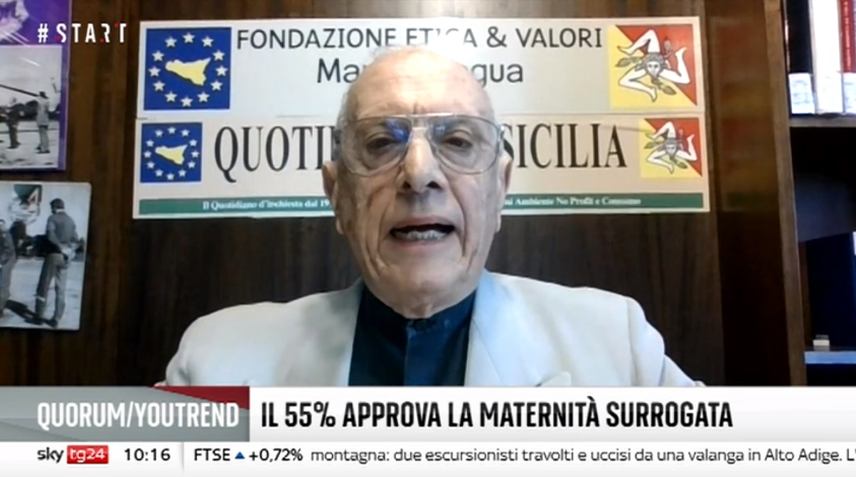 Carlo Alberto Tregua a “Start” di Sky TG24, dalla maternità surrogata alla sanità: l’intervento