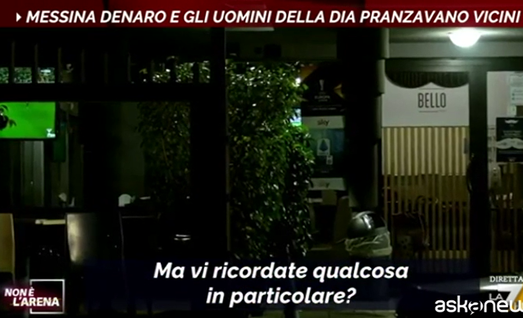 Messina Denaro pranzava vicino agli uomini della Dia VIDEO