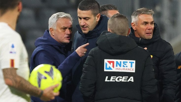 Scontro con il quarto uomo Serra, Mourinho ascoltato in Procura FIGC