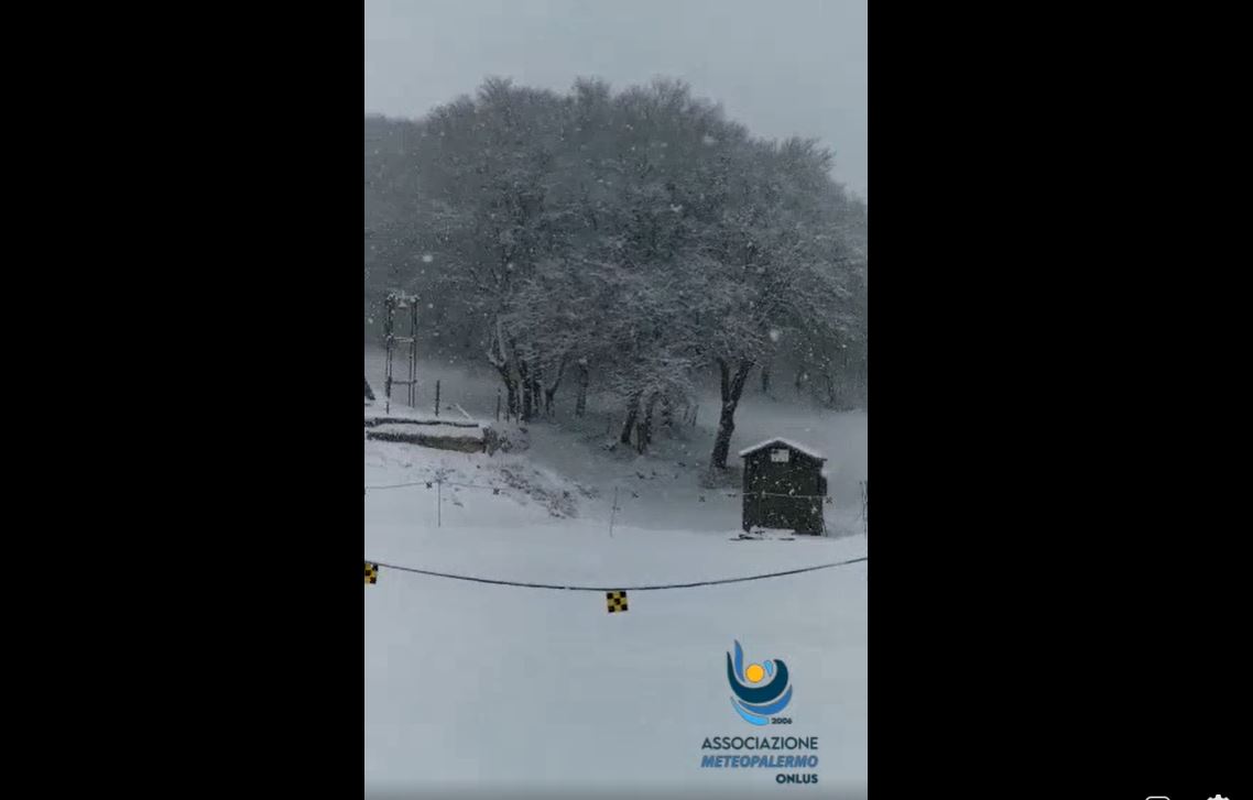 Piano Battaglia maltempo Sicilia 3 marzo, neve