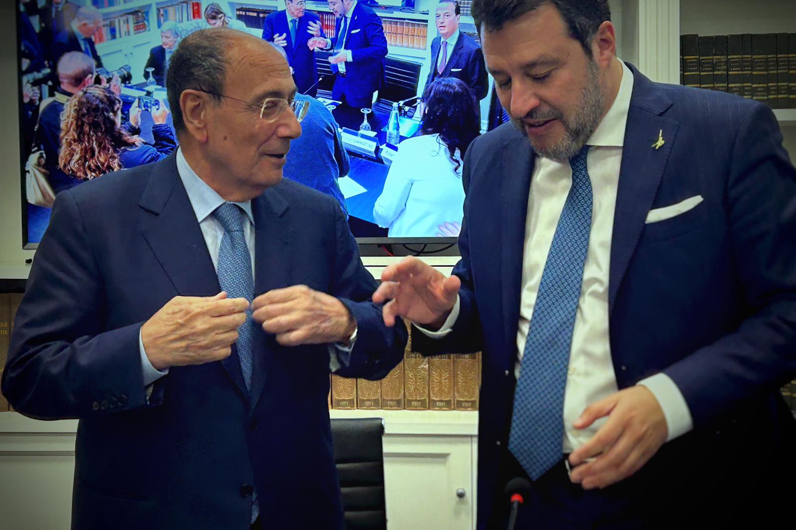 Ponte sullo Stretto, incontro al Mit tra Schifani e Salvini