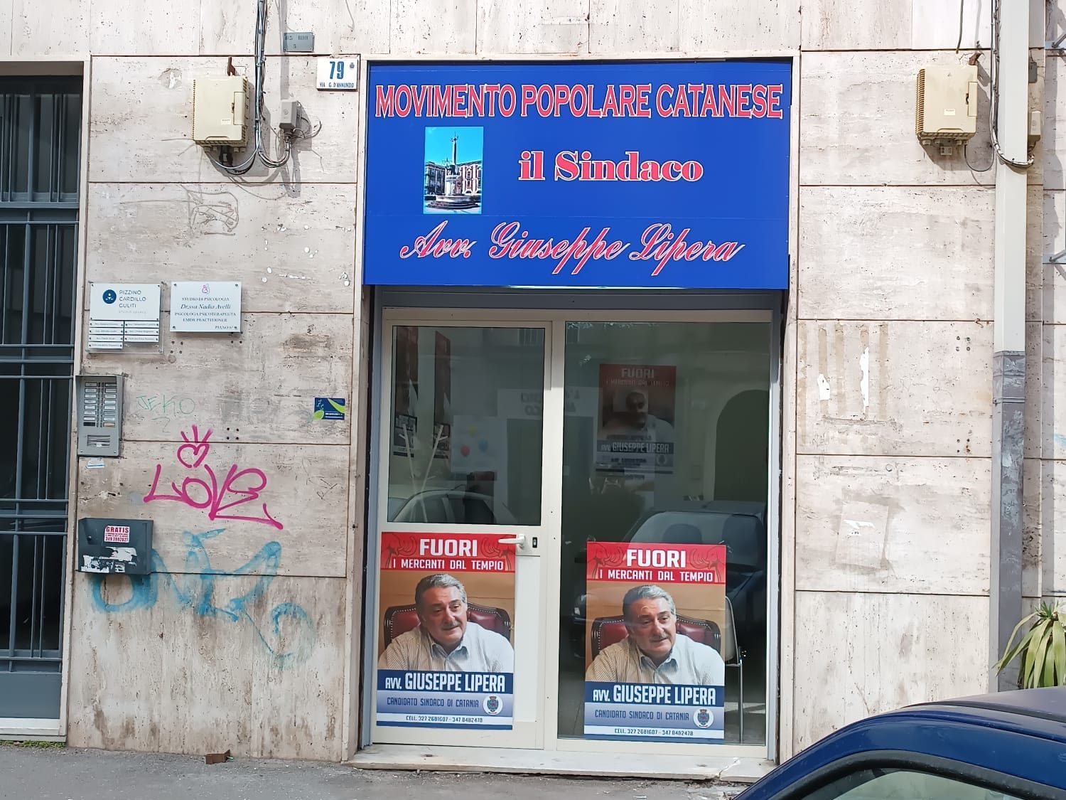 Catania, si inaugura oggi il comitato per Giuseppe Lipera sindaco