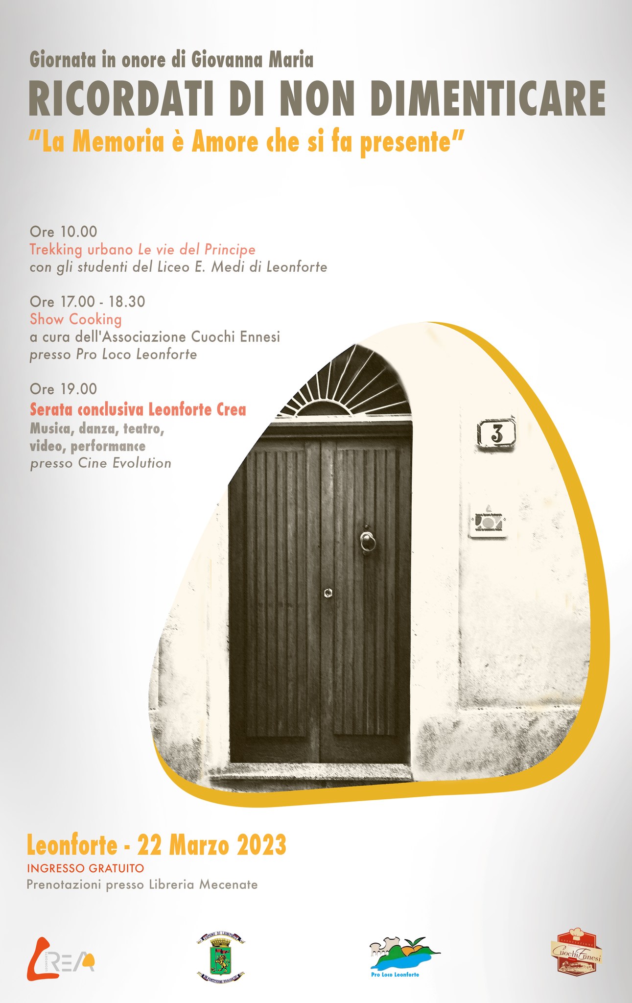 Cinema, musica e arte: domani si chiude la rassegna Leonforte crea